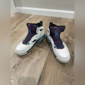 Nike Air Jordan '91 Flight Club White Blue Purple 555475-105 Mens - Size 8.5